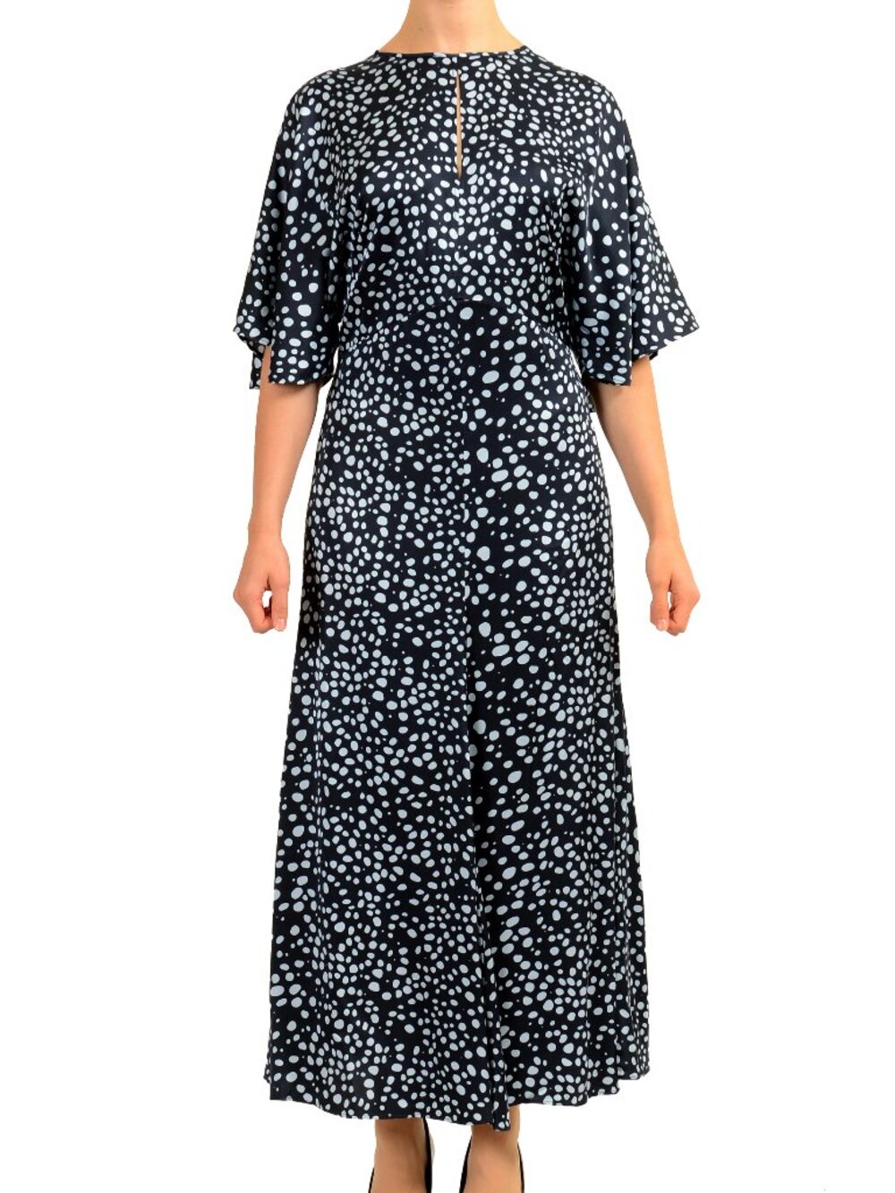 Hugo Boss Women's "Donazati" 3/4 Sleeve A-Line Long Dress US 4 IT 40
